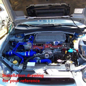 Silikónové Hadice Spojka Intercooler Turbo Príjem Držiak Pre Honda Civic FD2 K20A 07+ (1pc) EP-HDI004