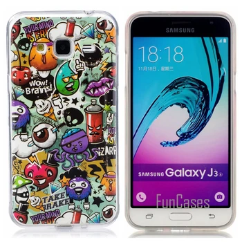 Silikónové Svetelný Prípade coque Samsung Galaxy J3 2016 puzdro Pre coque Samsung J3 / J3 2016 puzdro J3 2016 J320 J320F