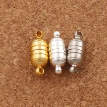 Silný Magnet Magnetické Náhrdelníky, Svorky 18*6 mm 3Colors pre Náhrdelník Šperky DIY 3sets/veľa Silver/Gold Plated L1762