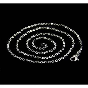Simsimi žena zlatý O náhrdelník 2 mm ROLLO Reťazca drobné kábel náhrdelník väčšinu veľkoobchod nehrdzavejúcej ocele Prispôsobiť fadeless 05 reťazca