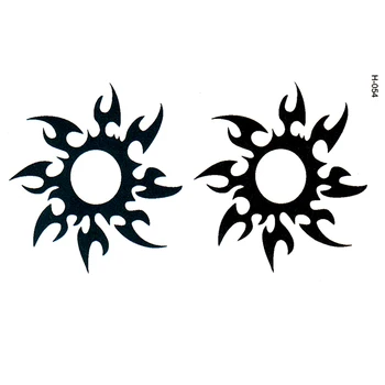 Simulácia slnko totem mužov a žien nepremokavé tetovanie nálepky módne tetovanie maľované vzor veľkoobchod jednorazové kryt jazvy
