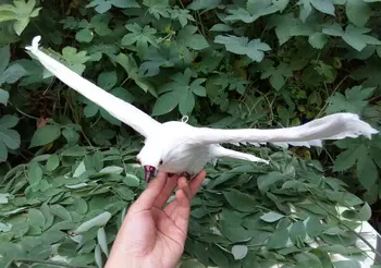 Simulácia zvierat reálne perie krídel holuby lietajúce holuby holuby kreatívne miesto výstavná sieň dekorácie, vybavenie výrobkov
