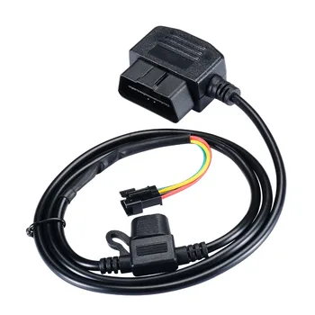 SinoTrack 12V 16 Pin OBD OBD2 OBDII Napájací Adaptér Predĺženie Konektor Kábel pre GPS tracker