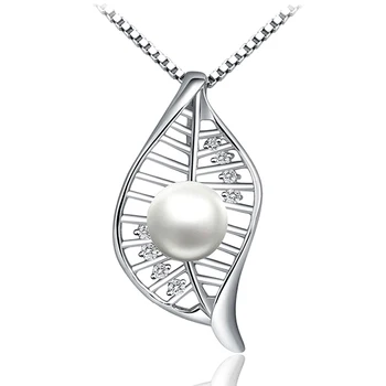 Sinya Prírodné Perlový prívesok charm v 925 sterling silver 3 krát platinované náhrdelník prívesok pre Ženy, dievčatá milenca hot predaj