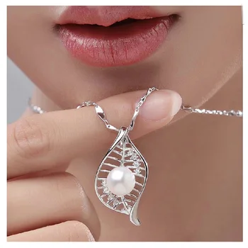 Sinya Prírodné Perlový prívesok charm v 925 sterling silver 3 krát platinované náhrdelník prívesok pre Ženy, dievčatá milenca hot predaj