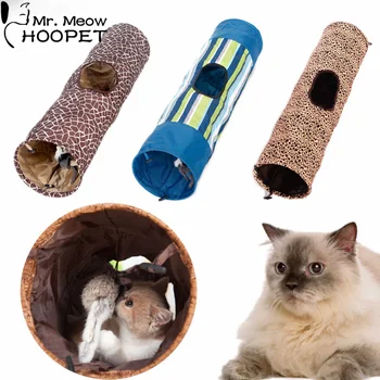 Skladacie Pet Mačka Tunel a Kocky Stan s Visiace Myši Hračka Crinkly Znie to Zábava Tunel pre Králiky, Mačiatka a Psy