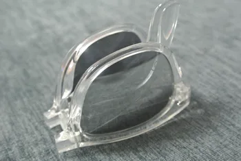 Skladacie Retro Slnečné okuliare, Transparentné Strieborné Zrkadlové Objektív vonkajšie Módne Muži Ženy UV400