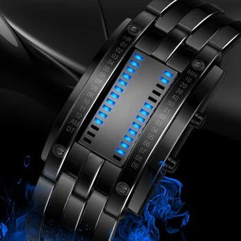 SKMEI Populárnej Značky Muži Móda Tvorivé Hodinky Digitálne LED Vodotesný milovníka náramkové hodinky Relojes Hombre 2017 Marcas Famosas