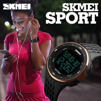 SKMEI Značky Športové Vodotesné Hodinky Chronograf Alarm LED Digitálne Hodinky Pre Mužov, Ženy, Multifunkčné Vonkajšie Športové Náramkové hodinky