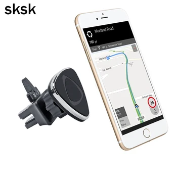 SKSK Auto Držiaka Telefónu Magnetické Air Vent Mount Mobile Smartphone Stojan Magnet Podporu Mobilný Telefón Mobil Tablet GPS