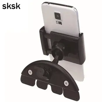 SKSK Telefón diskov CD v Aute Držiteľ 360 Flexibilné CD Mount Stojan Podporu Telefónne GPS Držiak pre iPhone 7 8 plus atď Inteligentné Telefóny