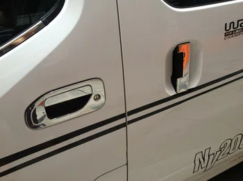 SKTOO pre Nissan NV200 kľučky Prerobit nerezová oceľ oceľ strane kľučky dekorácie kryt ruky dekorácie