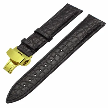 Skutočné Alligator Kožené Watchband 18 mm 20 mm 22 mm pre Breitling Pomstiteľ Montbriliant Super Tichom Sledovať Kapela Rýchle Uvoľnenie Popruhu