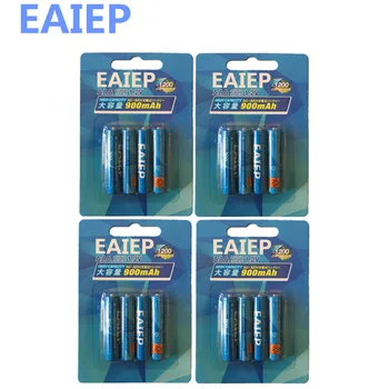 Skutočné autentické karta špeciálne krát EAIEP AAA NiMH nabíjateľné batérie (600-9000)mAh