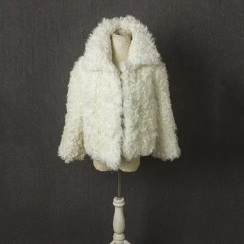 Skutočné jahňacie kožušiny jackett prírodné ovečky príbuzní reálne kožuchy pre ženy manteau femme hiver