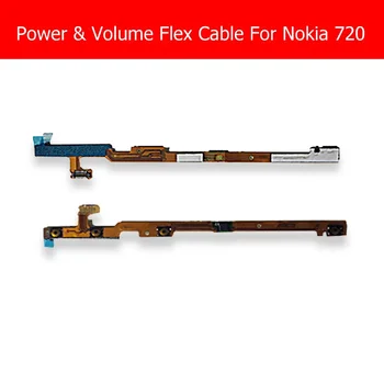 Skutočné Sily a Objemu Flex Kábel Pre Nokia 720 Energie Na Vypnutie Tlačidlo Flex Kábel Pre Microsoft Lumia 720 Objem Bočné Tlačidlo flex kábel