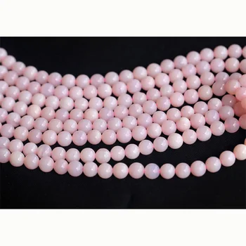 Skutočné Top Vysoká Kvalita AAA Peru Ružový Opál Kolo Voľné Malé Korálky 4-10 mm Nosenie Šperkov DIY Náhrdelníky alebo Náramky 15