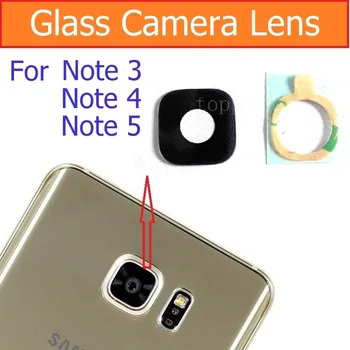 Skutočné číre sklo objektívu pre Samsung galaxy Poznámka 3) Poznámka 4 Poznámka 5 zadný fotoaparát ochranný kryt zadnej kamery sklo objektívu +3M samolepka