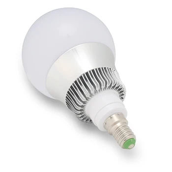Skutočný Príkon 85-265V RGB LED Lampa 10W 3W E14 E27 led Žiarovka Žiarovka s Diaľkovým ovládaním led osvetlenie doprava zadarmo