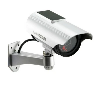 Slnečná energia Imitácia Vysokej Simulácia CCTV Kamery Figuríny Falošné Kamery Monitor Nepremokavé Vonkajšie bezpečnostné Kamery