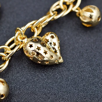 Slnečné Šperky Romantické Šperky Srdce Náramok Zobrazili Kľúčové Tlačidlá Pre Ženy Reťaze Pre Svadobné Party Denne Šperky Zistenia Náramky