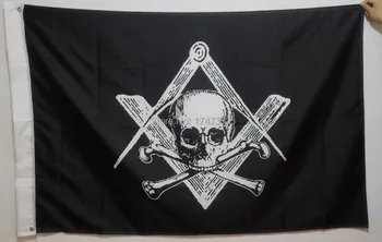 Slobodomurárstva Vlajka hot predaj tovaru 3X5FT 150X90CM Banner mosadze, kov diery