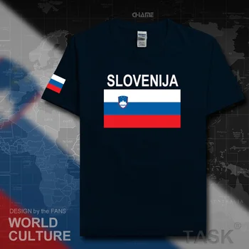 Slovinsko slovinská mužov tričko 2017 dresy národ tím tričko bavlna tričko oblečenie tees krajiny športových SVN Slovensko SI
