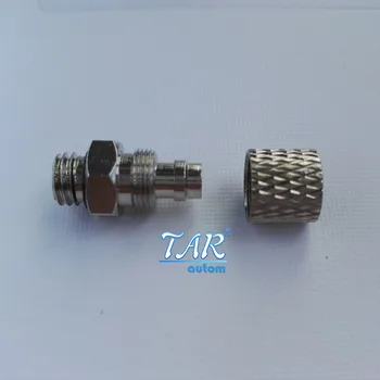 SMC pneumatické-zákrutách /Rovné rýchle twist 6-M6 mini rúry rýchly konektor poistnú maticu Pneumatické rýchle skrutku montáž Mini Konektor