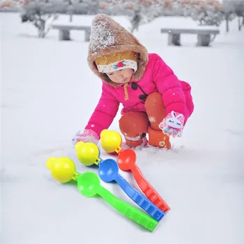 Snowball Klip snehová guľa Vrhacie Dva-v-jednom Sneh, Lyžovanie, Hračky pre Deti, Zimné Hračky Vonkajšie Hrať Snow Nástroj Hračka Náhodné Dodanie