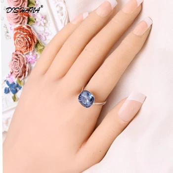 Snubný prsteň ženy Šperky bague femme Zirkón Crystal kameň prstene pre ženy Výmenné Krúžky Zlata-farebná Krúžky KA0017-7