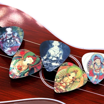 SOACH 10pcs Najnovšie Buddha Gitara Výbery Hrúbka 1,0 mm Gitarové Príslušenstvo