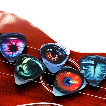 SOACH 50PCS 1.0 mm Hot predaj nádherné kvalitné dve bočné errings vybrať DIY dizajn Oči vybrať gitara výbery