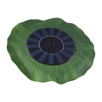 Solárne Fontány Záhradné Fontány Plávajúce Green Lotus Leaf Tvarované Umelé Vonkajšie Fontány Pre Multi-Aplikácia