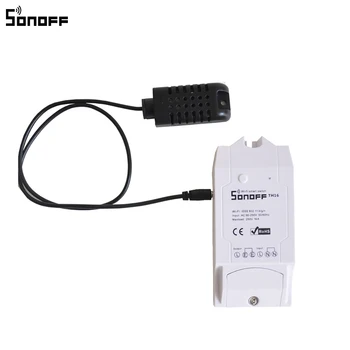 Sonoff TH16 Wifi Prepínač Nepremokavé Teplota Vlhkosť Wifi Smart Switch Monitor Smart Home Automation Auta DIY 16A 3500W