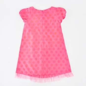 SOSOCOER Deti Dievča Šaty Bodky Krátke Rukáv Dievčatá Šaty Pre Deti Kostým Letné Ružové Luk Baby Šaty Oblečenie Oblečenie