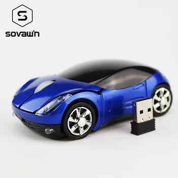 Sovawin 1200 DPI 2.4 G Mini Wireless Mouse Auto Tvarované Myš Optická USB Myš LED Svetlá pre PC Prenosný Počítač Domov Kancelárske POUŽITIE