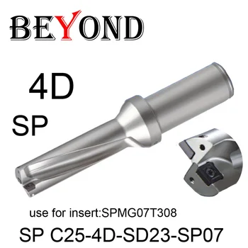SP C25-4D-SD23-SP07/SP C25-4D-SD23.5-SP07,Vŕtačky Typ SPMW SPMG 07T308 Vložiť U Vŕtanie Plytké Jamky otočných vložiť vŕtačky