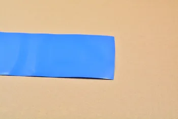 Sploštenie šírka 125 mm transparentné čierna modrá biela mnoho farba pvc zmršťovacej trubice kazety batérie kôry 1pcs