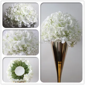SPR -10pcs/veľa svadobné dekoratívne kvety cesty vedú umelé svadobný stôl vrchol kvet loptu dekorácie