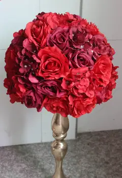 SPR -10pcs/veľa svadobné dekoratívne kvety cesty vedú umelé svadobný stôl vrchol kvet loptu dekorácie