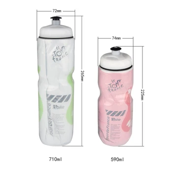 Squeeze Fľaša na Vodu Pre Šport Outdoor Indoor 590/710 ML Športové Fľašu, Cyklistika, Camping Lezenie Pružnej Fľaše s Vodou