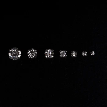 SS28 6 mm Jasné, Crystal Šiť na Drahokamu Diamond Flatback Pazúr Kamienkami na Šaty, Oblečenie, Dekorácie, Šitie Doplnkov S04