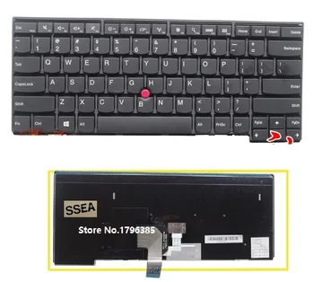 SSEA Nové US Klávesnica pre IBM Lenovo Thinkpad T440 E431 E440 T460 T440S T431S T440P T450 T450S notebooku, klávesnice, anglický