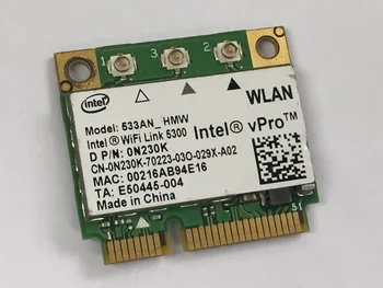 SSEA Wholesales pre Intel WIFI Link 5300 AGN 533AN_HMW Half Mini PCI-E 2.4 Ghz & 5 ghz pripojenie 802.11 n Wirelss karty pre asus /dell/acer