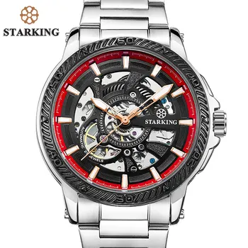 STARKING Relogio Masculino pánske Luxusné Značky Business Hodinky Kostra Muži Mechanické Hodinky Náramkové hodinky Hodinky Laikrodis TM0901