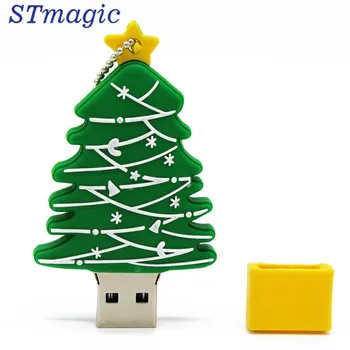 STmagic Santa Claus usb2.0 Vianočný stromček usb flash disk 4 GB 8 GB 16 GB 32 GB Usb flash disk kl ' úč Vianoce dať darček priateľovi