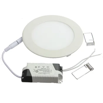 Stmievateľné LED Downlight Stropný Panel Svetlo s vodičom AC110V/220V 3W/4W/6W/9W/12W/15W Zapustené LED /Studená Biela LED Vnútorné Svetlo