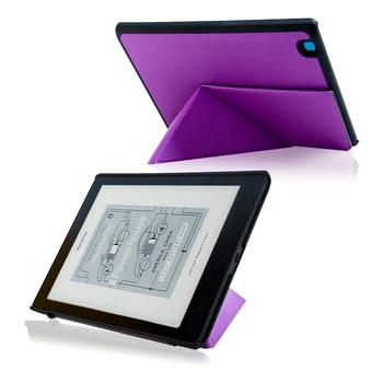 Stojí kryt prípade Kobo Aura Jeden 7.8 palcový ebook reader magnetické auto wake spánku + Screen Protector + Stylus pen ako dary