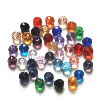 StreBelle Lampwork Sklo Transparentné Zmiešané Farby AAA Najvyššej Kvality Srdce Korálky 6 mm 100ks šperky čo DIY Korálky