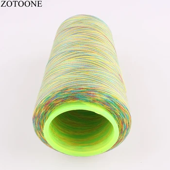 Stroj Priemyselné Šijacie Nite Cievka Rainbow Polyesterová šijacia niť Multicolor Šitie Suppiles 3000Y/Spool 40./2SE0017C4